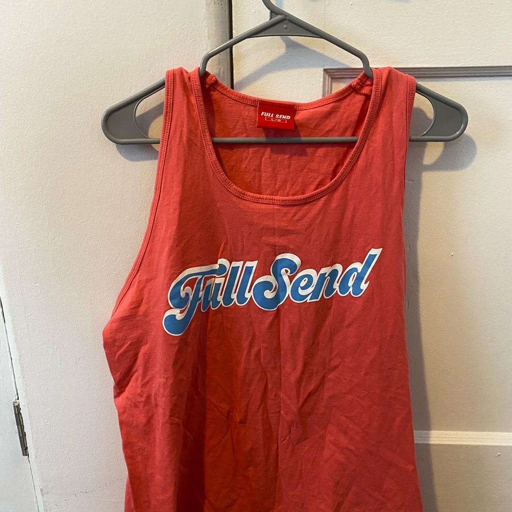 Full Send Logo Sleeveless Tank
